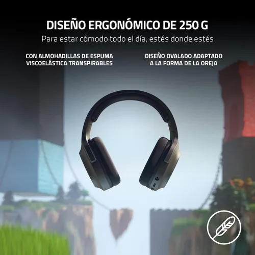 Vista 3 de Razer Barracuda X Auriculares inalámbricos para juegos y móviles (PC, PlayStation, Switch 2, Android, iOS): 2.4 GHz inalámbrico + Bluetooth - Ligero
