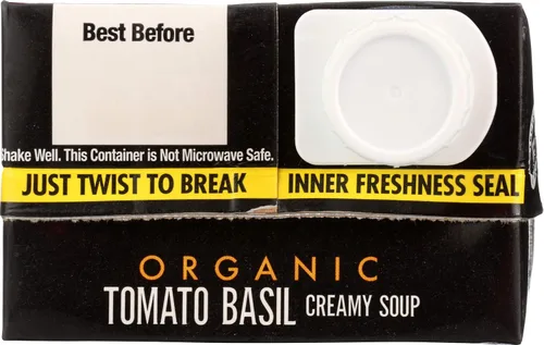 Vista 7 de Imagine Sopa cremosa de tomate y albahaca, orgánica, 32 oz