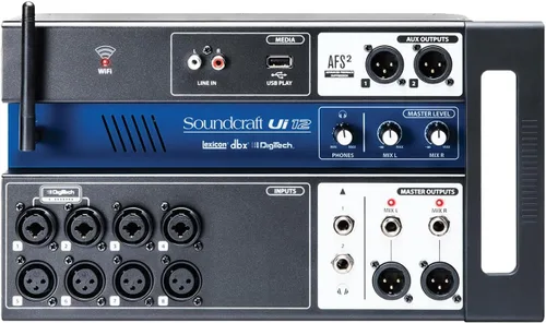 Vista 2 de Mezclador digital Soundcraft Ui12 (12 entradas, mando a distancia)