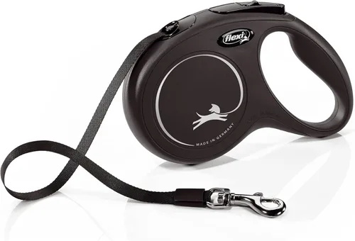 Vista 12 de Flexi - New Classic - Correa retráctil de cuerda para perros, S, negro, 26 libras (12 kg), 26 pies (8 m)