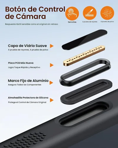 Vista 5 de BXYJY - Funda para iPhone Air con soporte, delgada, compatible con MagSafe, color negro