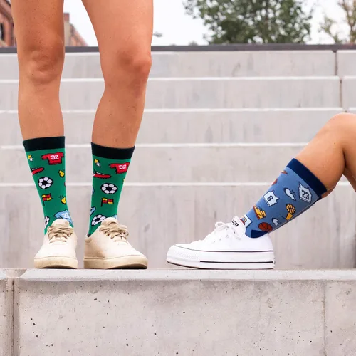 Vista 8 de I'd Rather Be - Calcetines divertidos para hombres y mujeres, regalos para golf, caza, camping, senderismo, esquí, lectura, deportes y mucho más