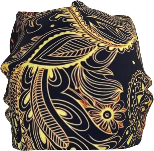 Vista 18 de Gorro africano holgado para adultos, tejido elástico, de calavera, gorro de invierno para exteriores para mujeres y hombres