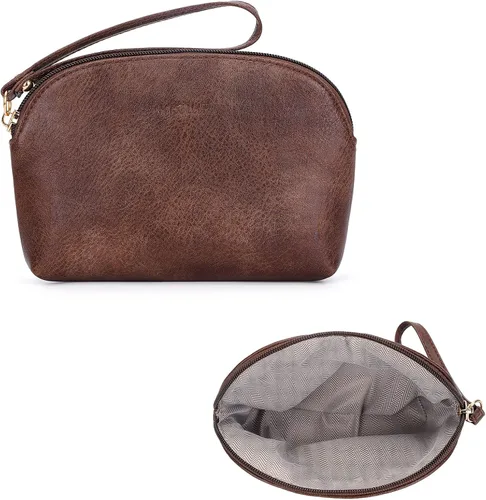 Vista 8 de HKCLUF Bolso cruzado para mujer, 2 piezas, de cuero, con 2 correas ajustables de leopardo, bolsa cruzada