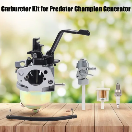Vista 2 de Carburador 4000 3500 para Generador Predator Harbor Freight Chicago 3000 3500 3050 3200 4000 4375 vatios Generador de Gasolina Generac 3250 3300