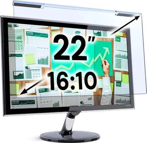 Vista 29 de VINTEZ Panel protector de pantalla de bloqueo de luz azul de 14 pulgadas para monitor de computadora y portátil de pantalla ancha 16:9 – Película