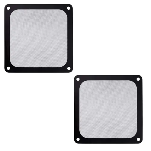 Vista 13 de Silverstone Technology SST-FF121B-USA-2Pack - Filtro de ventilador (4.724 in) con rejilla de panal