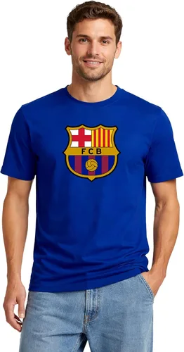 Vista 17 de Icon Sports Officially Licensed FC Barcelona Cotton T-Shirt - Unisex Adult