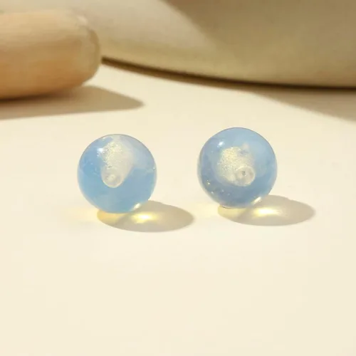 Vista 103 de Natural Stone Stud Earrings for Women 8mm Sterling Silver Genuine Gemstone Earrings Handmade Sterling Silver Crystal Stud Earrings for Women