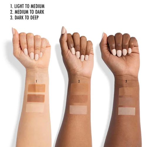 Vista 3 de Black Radiance True Complexion - Polvo de ajuste suelto, fórmula sedosa mezclable, minimiza imperfecciones, juego de maquillaje de larga duración