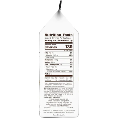 Vista 7 de Pepperidge Farm Galletas crujientes caramelizadas de Burdeos, bolsa de 6.75 onzas