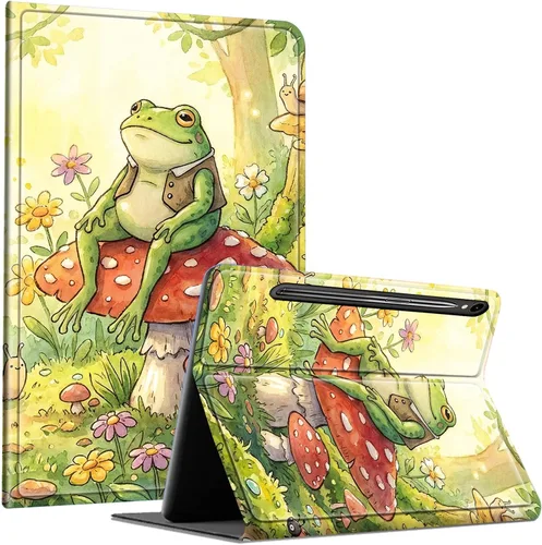 Vista 141 de Slim Case for Samsung Galaxy Tab S10 Lite / S10 FE / S9 FE 10.9" & Galaxy Tab S9 11", Multi-Angle Stand PU Leather Smart Folio Cover with Soft TPU