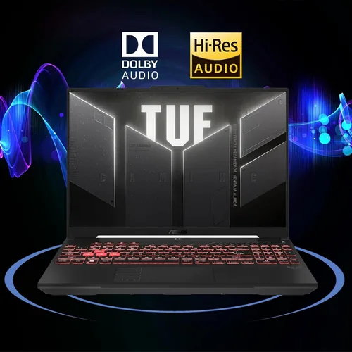 Vista 7 de ASUS TUF Gaming A16 Laptop de 16 pulgadas WUXGA IPS 144Hz AMD 6 núcleos Ryzen 7 7445HS 16GB RAM 1TB SSD GeForce RTX 4050 (hasta 194 AI Tops) RGB