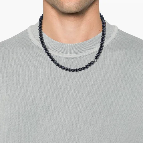 Vista 2 de GAVU Collar de cuentas de gemas semipreciosas de 8mm para hombres, collares de cristal curativos para hombres