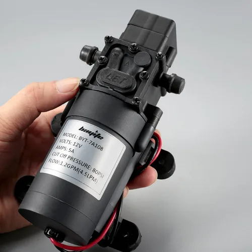 Vista 8 de 12V DC Water Transfer Pump 4.5 L/Min 1.2 GPM 80 PSI