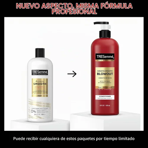Vista 3 de TRESemmé Acondicionador suave de queratina 28 oz 4 ct