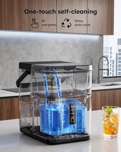 Vista 8 de Encimera del fabricante de hielo de pepitas 38 lbs/hielo