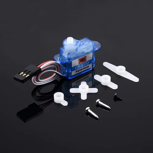 Vista 3 de YoungRC GH-S37D Micro 0.1 oz Mini Digital Servo, 5pcs