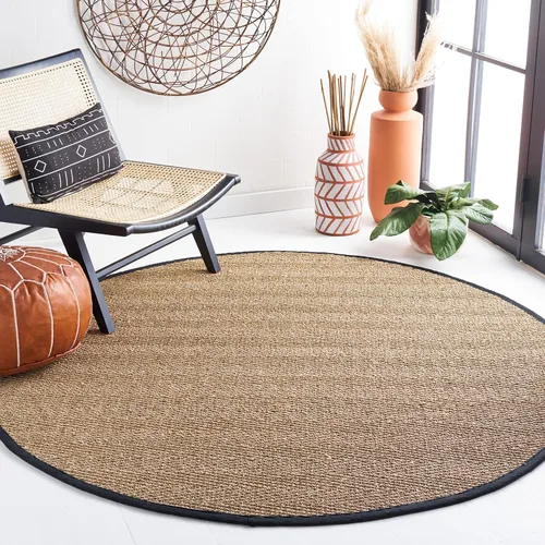 Vista 25 de Safavieh Colección de fibra natural NF115P - Alfombra (fibra natural), color gris, Fibras naturales