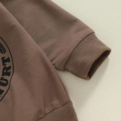Vista 106 de Disfraz de Halloween para bebé, sudadera de calabaza con cuello redondo, suéter de manga larga, ropa de otoño