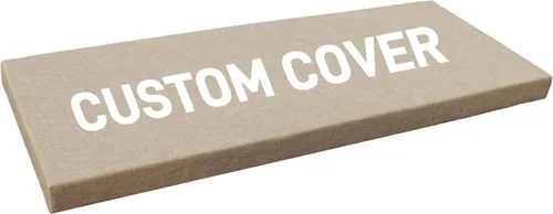 Vista 29 de Cojines de banco personalizados para muebles de interior/exterior, almohadilla de asiento de ventana panorámica con parte inferior antideslizante