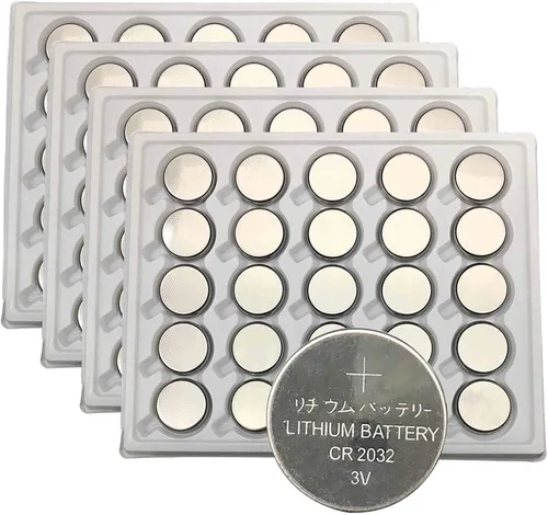 Vista 7 de Baterías CR2032, paquete de 100, 3V Celda de monedas de alta capacidad de 220 mAh, larga duración
