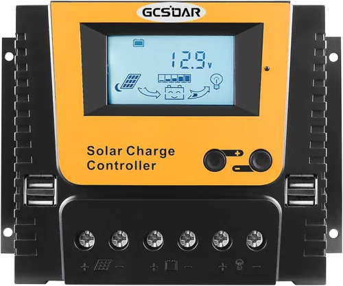 Vista 10 de Controlador de carga solar 40A, 12V 24V 36V 48V Auto Max PV 100V Pantalla retroiluminada Quattro USB PWM Paneles Solares Cargador Regulador