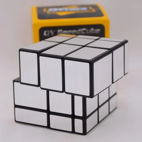 Vista 8 de Bukefuno QY Toys - Espejo de 3 x 3 bloques de cubo plateado, rompecabezas mágico de 3 x 3 x 3 pulgadas, versión plateada