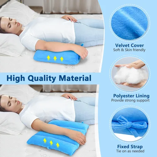 Vista 9 de Almohada de elevación de brazo poscirugía, reposabrazos de hombro para cama, almohadillas de apoyo para piernas, almohadas de mano, tobillo, muñeca