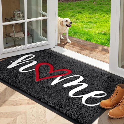 Vista 8 de StepLively Tapete de Puerta Alfombra de Bienvenida para Interiores y Exteriores, Tapete de Bienvenida de Perfil Bajo y Antideslizante para Entrada