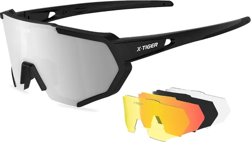 Vista 19 de X-TIGER Polarized Sports Sunglasses with 5 Interchangeable Lenses