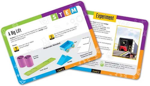 Vista 3 de Learning Resources Set de actividades STEM Simple Machines – Kits de ingeniería STEM para niños, kit de máquinas simples para aula, máquina