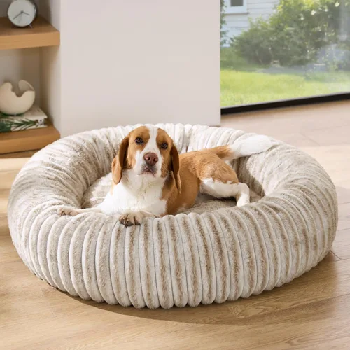 Vista 18 de Bedsure ComfyFleece® Donut - Cama para perros pequeños con funda extraíble lavable