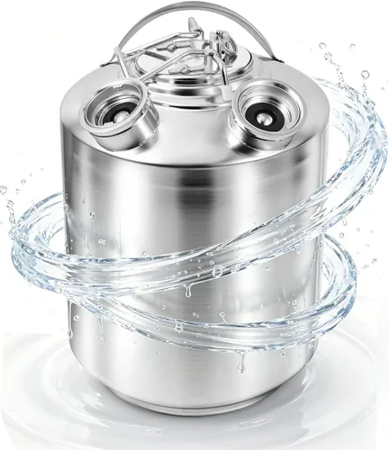 Vista 7 de Kit de limpieza de línea de cerveza inoxidable de 1.6 galones con lanzas 1 D para montaje de acoplador D, kit de limpieza eficiente de línea