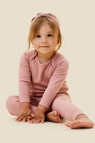 Vista 3 de MORI Body unisex de manga larga para bebé de viscosa de bambú y algodón orgánico, cómodo mameluco para niños y niñas