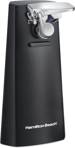 Vista 10 de Hamilton Beach Abrelatas automático eléctrico extra alto con palanca de corte desmontable fácil de limpiar, almacenamiento de cables, afilador