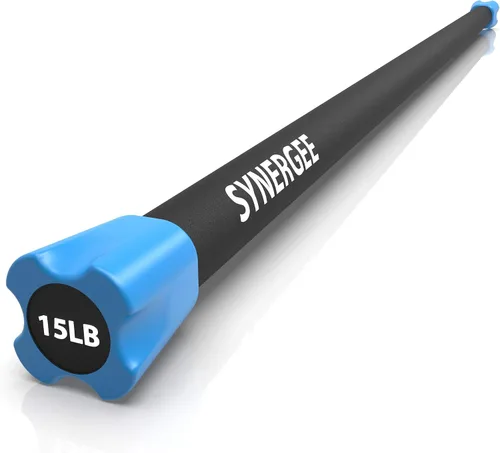 Vista 9 de Synergee - Juego de barras de entrenamiento con peso, varios pesos disponibles, acolchadas, para tonificar el cuerpo, ganar fuerza y mejorar
