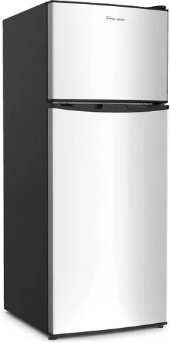 Vista 10 de Simpli-Magic Refrigerador de 10 pies cúbicos con congelador – Refrigerador compacto de doble puerta para oficina, dormitorio, garaje – Termostato
