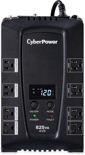 Vista 10 de Sistema de alimentación ininterrumpida de CyberPower LCD inteligente y compacto Negro