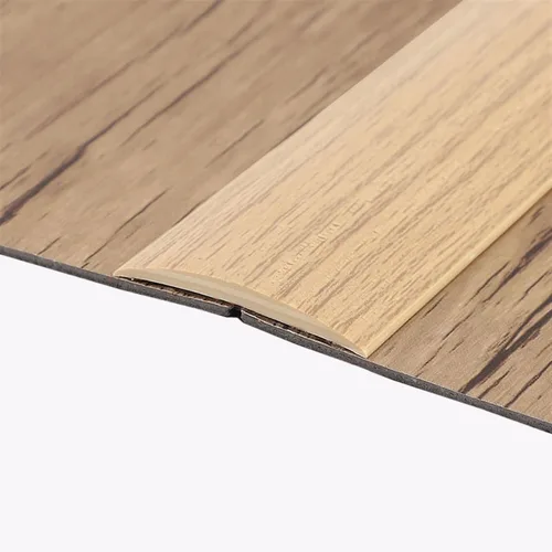 Vista 10 de Tira de transición de piso de 3.2 pies, tiras autoadhesivas para cubierta de piso, transiciones de piso, tira de piso laminada, tira divisora plana