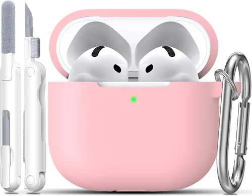 Vista 32 de RFUNGUANGO - Funda de silicona para AirPods Pro con auriculares, aguacate