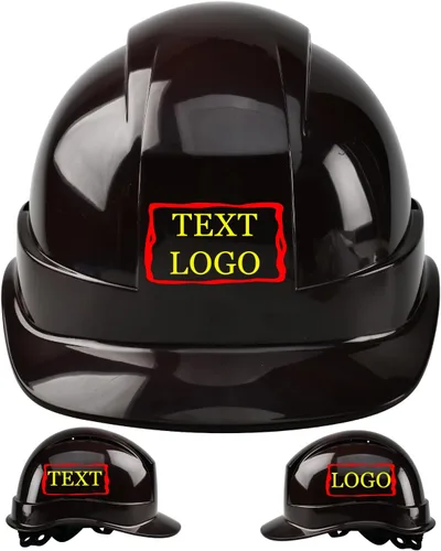Vista 11 de Casco de seguridad personalizado para construcción Casco de trabajo de seguridad con suspensión de trinquete ajustable de ala completa con carcasa