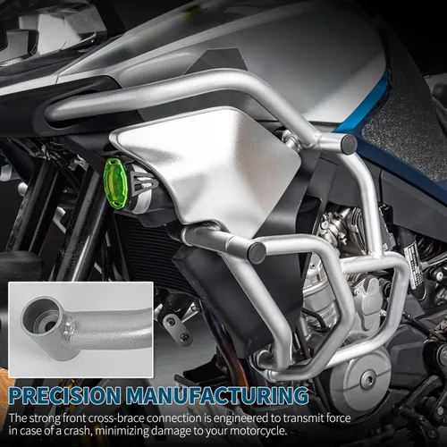 Vista 3 de Protector de parachoques de motor para motocicleta de carretera compatible con CF-Moto 800MT 800 MT 800 MT 800-MT 2021-2022 Protección de marco