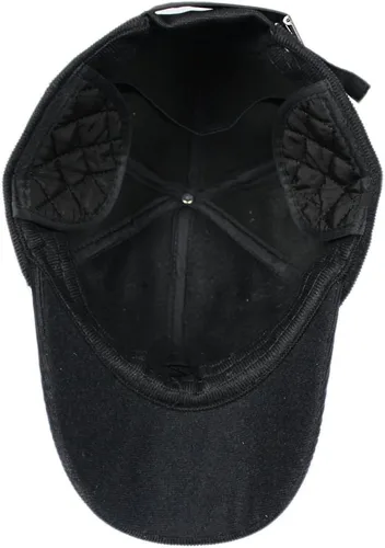 Vista 7 de Gorra de béisbol acolchada de algodón cálido para hombre con solapa para las orejas