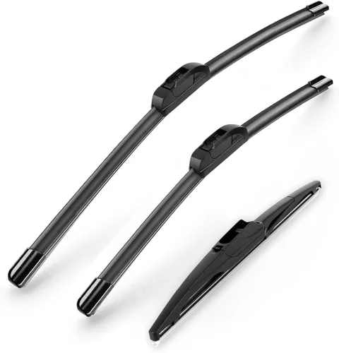 Vista 7 de Limpiaparabrisas Premium de 21" + 19" para Parabrisas, Todas las Estaciones, Duraderas, Estables y Silenciosas, Láminas Limpiaparabrisas