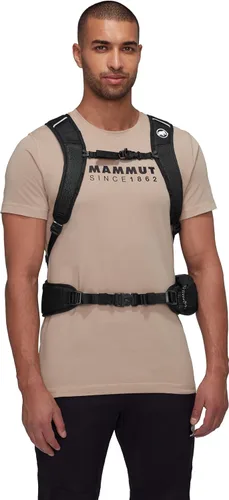 Vista 5 de Mammut Mochila al aire libre 20L para adultos para senderismo y viajes, bolsillo de hidratación, color negro fantasma, 20L