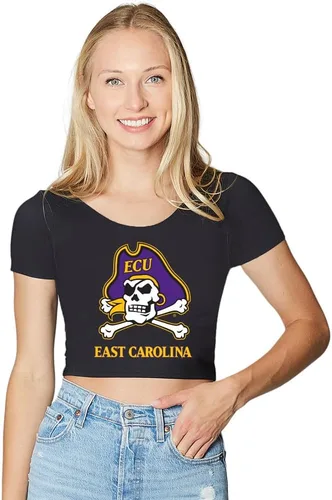 Vista 65 de Lojobands Camiseta corta ajustada para mujer, hecha en Estados Unidos, talla única