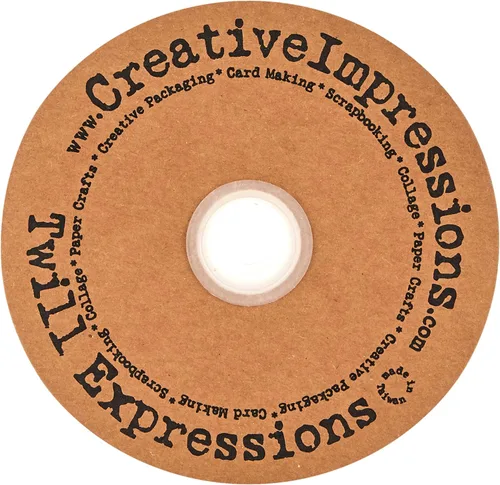 Vista 3 de Creative Impressions Regla antigua de sarga impresa, 25 yardas