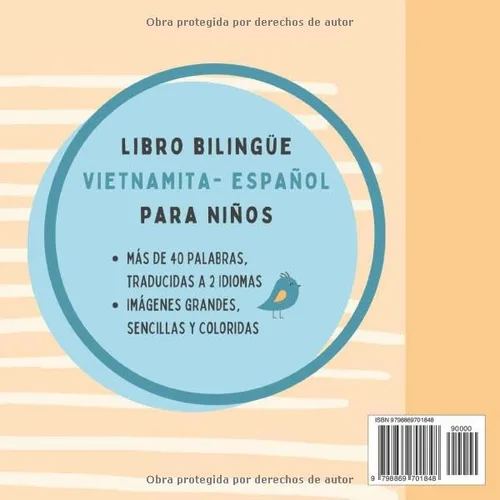 Vista 2 de VIETNAMITA español pequeño diccionario para niños, Mis primeras palabras con imágenes grandes Libro para bebés para aprender vietnamita, Vocabulario