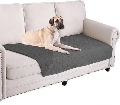 Vista 114 de Ameritex Manta Impermeable Reversible Cubierta para Cama de Perro Manta para Mascotas para Muebles Cama Sofá Sillón